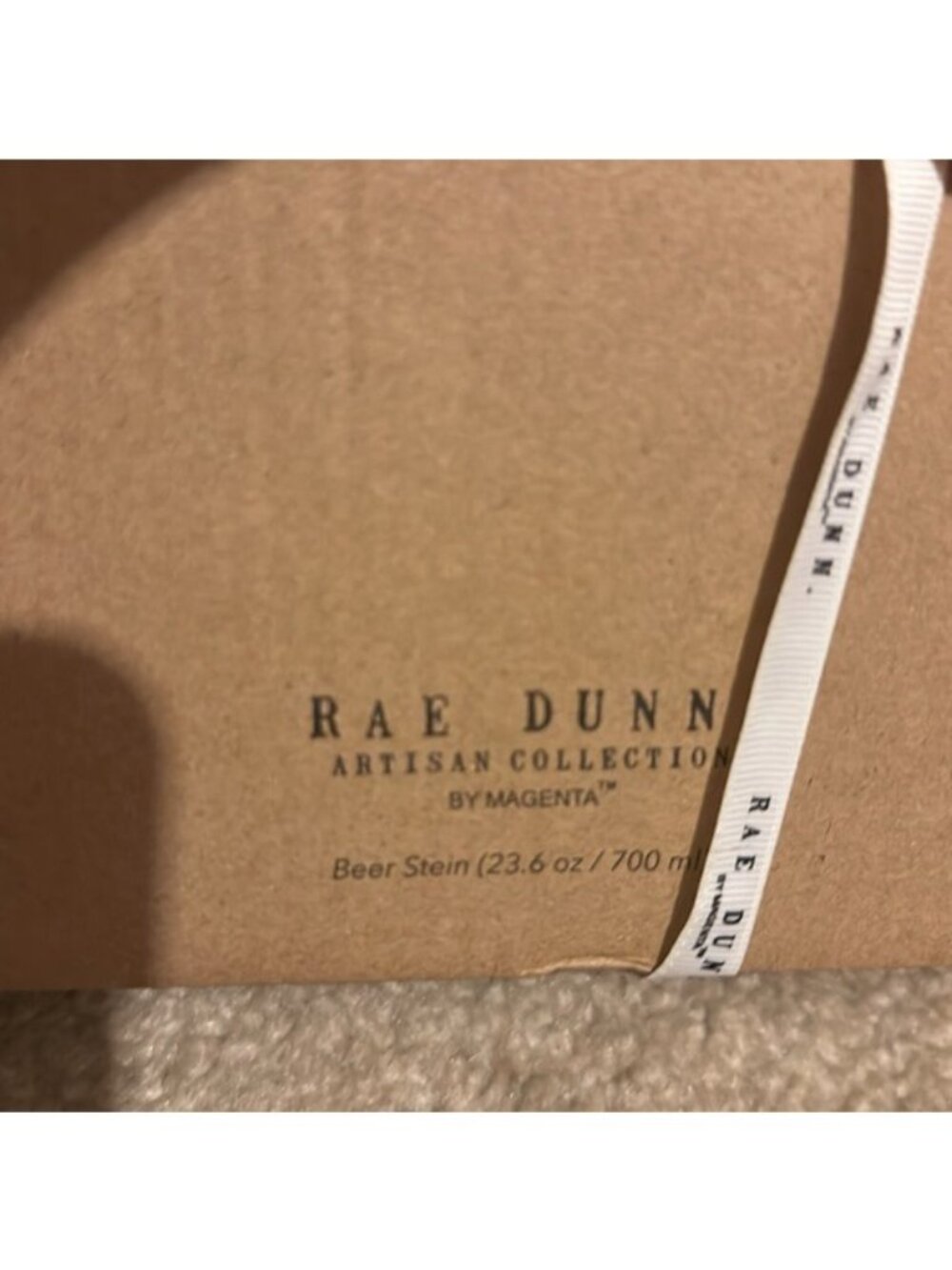 Rae Dunn Beer 🍻 Suds Black Steins Mugs in Gift Box NEW Set - Picture 6 of 6